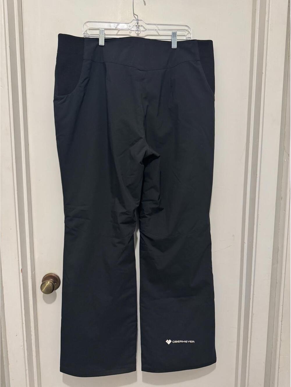 Women's Obermeyer Black Snow Pants Size 16